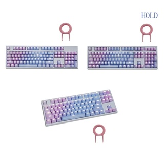 Ace ปุ่มกดคีย์บอร์ด PBT 87 104 108 สีโปร่งใส แบบเปลี่ยน สําหรับ Mechanical Ke 1 ชุด