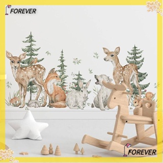 Forever สติกเกอร์ติดผนัง มีกาวในตัว ทนทาน ใช้ซ้ําได้ สําหรับตกแต่งบ้าน ห้องนั่งเล่น