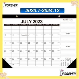 Forever กระดาษปฏิทินแขวนผนัง 2023-2024 สําหรับสํานักงาน