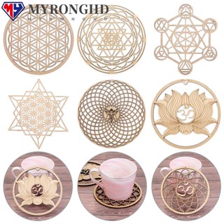 Myronghd แผ่นป้ายไม้ ลายดอกไม้ 8 แบบ สําหรับตกแต่งผนังบ้าน