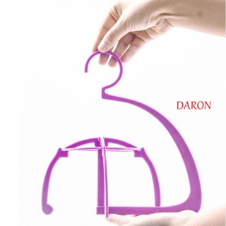 Daron ที่แขวนวิกผม แบบพกพา สะดวก พับได้ สีชมพู สําหรับจัดแต่งทรงผม