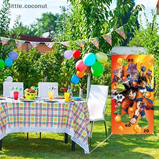 [little.coconut] ธงแบนเนอร์ ลาย Dragon Ball Z Bean Bag Toss Game-Throwing สําหรับงานปาร์ตี้ 1 ชิ้น