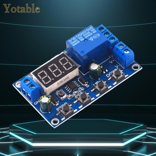 [Yotable.th] โมดูลโวลต์มิเตอร์ดิจิทัล LED DC6-40V สําหรับชาร์จแบตเตอรี่