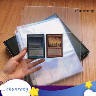 Chunrong ซองใส่บัตร PP 11 หลุม กันน้ํา กันการสึกหรอ สําหรับรูปภาพ 30 ชิ้น ต่อชุด