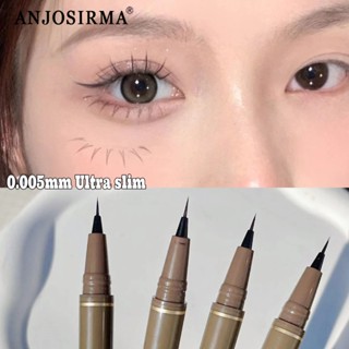 Anjosirma อายไลเนอร์ เนื้อลิขวิด กันน้ํา ติดทนนาน แห้งเร็ว 4 สี