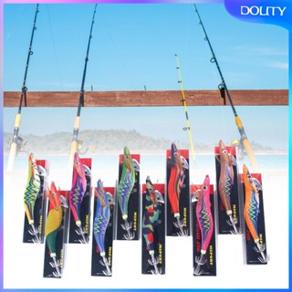 [dolity] เหยื่อตกปลาหมึกเรืองแสง 10 ชิ้น