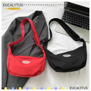 Eutus กระเป๋าใส่เหรียญ ผ้าแคนวาส น้ําหนักเบา สีพื้น แฟชั่นสําหรับผู้หญิง