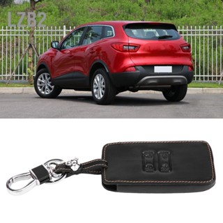 LZB2 ที่ใส่กุญแจรถหนัง Fob เคส กระเป๋าใส่ของสำหรับ Renault Kadjar 2016-2017