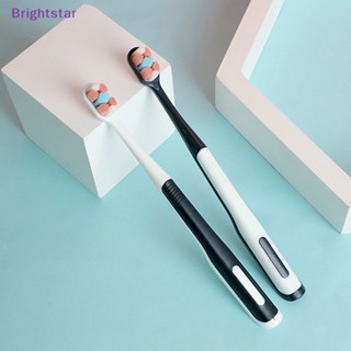 Brightstar ใหม่ แปรงสีฟันสุขอนามัยช่องปาก ขนแปรงนุ่ม แบบพกพา พร้อมกล่อง