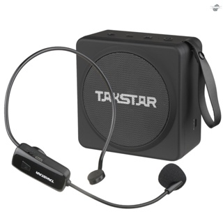 {fly} Takstar เครื่องขยายเสียงไร้สาย แบบพกพา พลังงานสูง ชาร์จได้ พร้อมสาย อเนกประสงค์ สําหรับครู เครื่องเล่น MP3 และวิทยุ FM