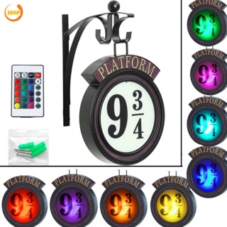 [COD] Harry Potter Night Light โคมไฟติดผนัง LED ฮอกวอตส์ 3D Light Harris ตกแต่งบ้านห้องเด็กของขวัญวันเกิด [MOP]