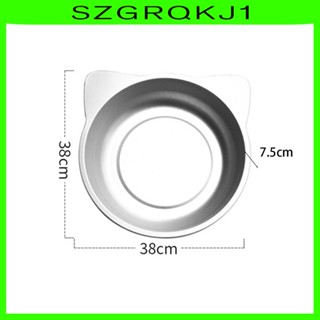 [szgrqkj1] ที่นอนสัตว์เลี้ยง แบบอลูมิเนียมอัลลอยด์ ทรงกลม น่ารัก สําหรับสัตว์เลี้ยง สุนัข แมว เหมาะกับฤดูร้อน