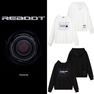 Kpop Treasure REBOOT เสื้อแจ็กเก็ตกันหนาว มีฮู้ด สไตล์สตรีท สําหรับผู้ชาย และผู้หญิง