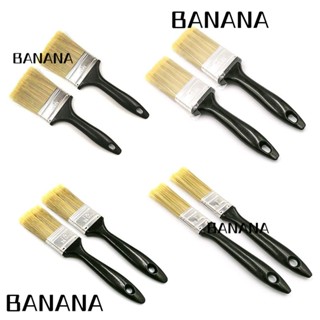 Banana1 แปรงทาสี เฟอร์นิเจอร์ แปรงทาสีแบน 8 ชิ้น เครื่องมือทาสีผนัง แบบมืออาชีพ DIY