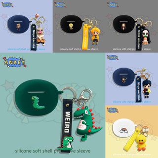 Case For Oppo Enco Air 3 Pro / Air 2 Pro / Free 2 2i / R Play Earphone Silicone Cover Cartoon Bear Earbuds Soft Protective Headphone Headset Skin