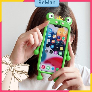 เคสโทรศัพท์มือถือ ซิลิโคนนิ่ม ลายกบ สําหรับ iphone 14 13 12pro 11 14pplus 14Promax 14plus 13 12pro 11 pro max Xr Xs max 7 8 Plus 13 pro max 11promax