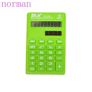 Norman Calculadora เครื่องคิดเลข 8 หลัก ความละเอียดสูง ขนาดเล็ก Bl-206 สําหรับสํานักงาน