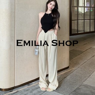 EMILIA SHOP  กางเกงขายาว กางเกงขายาวผู้หญิง สไตล์เกาหลี  High quality Unique Korean Style fashion A93L6VB 36Z230909