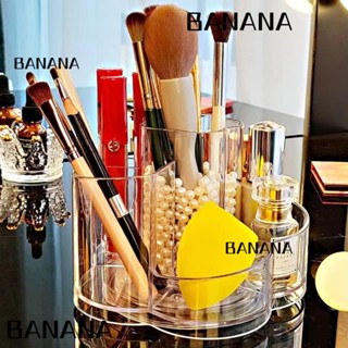 Banana1 ที่ใส่ปากกา ที่ใส่ดินสอ พลาสติกใส แบบตั้งโต๊ะ สํานักงาน