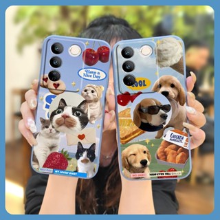 Lens package Skin feel silicone Phone Case For VIVO S16/S16 Pro Back Cover Lens bump protection Cartoon Skin-friendly feel