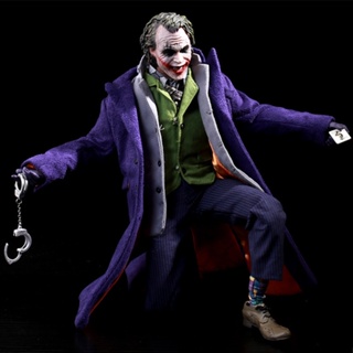 [พร้อมส่ง] โมเดลฟิกเกอร์ Joker Heath Ledger Batman Dark Knight ขยับได้ 1/6 ขนาด 40 ซม.