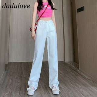 DaDulove💕 New American Ins High Street Thin Jeans Niche High Waist Wide Leg Pants Large Size Trousers