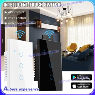 1/2/3/4 Gang Tuya 2.4g Wifi Smart Touch Switch Home Wall Button App รีโมทคอนโทรลสำหรับ Alexa และ Google Home Assistant ผู้เชี่ยวชาญ