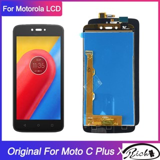 ของแท้ xt1723 xt1721 หน้าจอสัมผัส LCD 100% สําหรับ Motorola Moto C Plus Moto C Plus