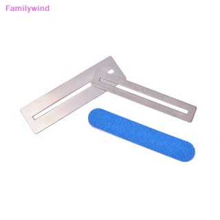 Familywind&gt; ชุดเครื่องมือซ่อมแซมเฟรตกีตาร์ สเตนเลสสตีล และขัดเงาอย่างดี