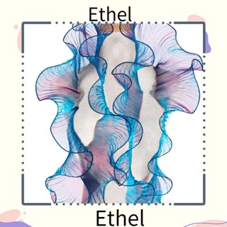 Ethel1 ขอบลูกไม้ แต่งระบาย 5 หลา 4.7 นิ้ว สีม่วง สีฟ้า สําหรับตกแต่งเค้ก