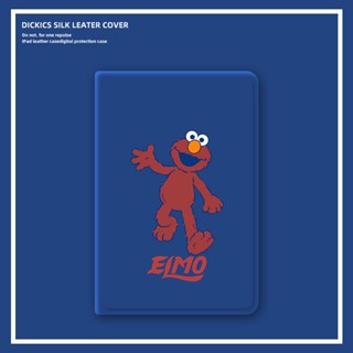 เคส ลาย Sesame Street พร้อมช่องใส่ปากกา สําหรับ iPad pro 9.7 11 2020 2021 gen 7 8 9 air 1 2 3 4 5 10.2 iPad mini 1 2 3 4 5 6 gen10