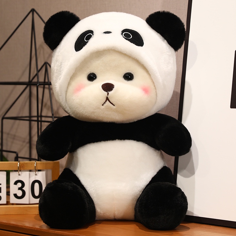 ตุ๊กตาหมีแพนด้าน่ารัก ตุ๊กตาหมีเท็ดดี้ หมอนของขวัญขนาดใหญ่