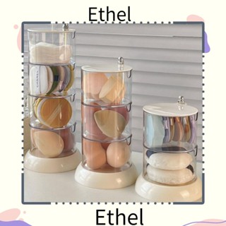 Ethel1 กล่องเก็บสําลี หลายชั้น สําหรับห้องน้ํา แต่งหน้า