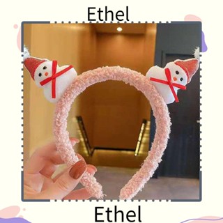 Ethel1 ที่คาดผมแฟชั่น ลายคริสต์มาส สโนว์แมน