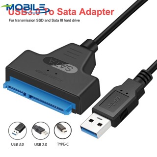 [Mobile Accessories] อะแดปเตอร์แปลงสายเคเบิล USB 3.0 เป็น 2.5 นิ้ว Iii ฮาร์ดไดรฟ์ Uasp-SATA เป็น USB 3.0 SATA 3.0 SDD SATA เป็น USB 3.0