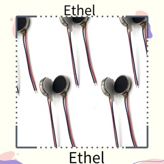 Ethel1 มอเตอร์สั่นสะเทือน ขนาดเล็ก DC 3V 12000rpm สําหรับคอมพิวเตอร์ แท็บเล็ต โทรศัพท์มือถือ 10 ชิ้น