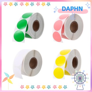 Daphs สติกเกอร์ความร้อน ทรงกลม มีกาวในตัว ลายโลโก้ DIY สําหรับติดตกแต่ง