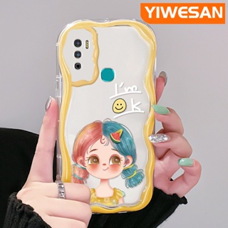 เคสโทรศัพท์มือถือนิ่ม แบบใส กันกระแทก ลายการ์ตูนเด็กผู้หญิงน่ารัก สําหรับ Infinix Hot 9 Pro Hot 9 Play Hot 12 Play