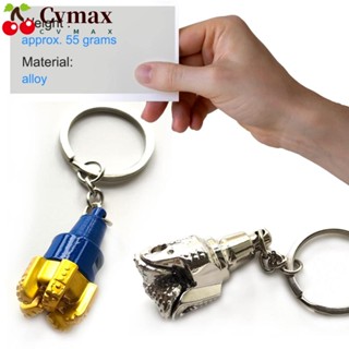 Cvmax พวงกุญแจ จี้ดอกสว่าน หมุนได้ สีฟ้า สําหรับวันเกิด