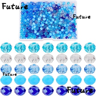 Future ลูกปัดแก้วคริสตัล Ab 6 มม. 6 สี คละสี สําหรับทําเครื่องประดับ งานฝีมือ 540 ชิ้น