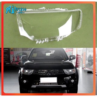 Rto ฝาครอบเลนส์ไฟหน้า แบบใส ด้านเดียว สําหรับ Mitsubishi PAJERO Montero 2008 2009 2010 2011 2012 2013 2014 1 ชิ้น