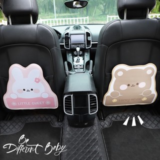 Fashion Car Seat Anti-Kick Pad Cute Tulip Car Seat Back Protective Anti-Dirty Pad Cartoon Car Interior Design Supplies Car seat protection pad  car interior accessories