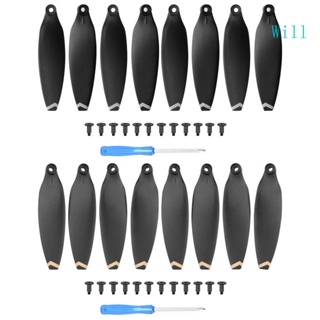 Will อะไหล่ใบพัดลดเสียงรบกวน แบบเปลี่ยน สําหรับโดรน FIMI X8 Mini Pro 1 ชุด