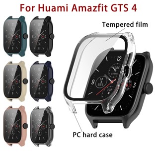 ตัวป้องกันหน้าจอ HD เคสป้องกันฮาร์ดพีซี สําหรับ Huami Amazfit GTS 4 Smart Watch