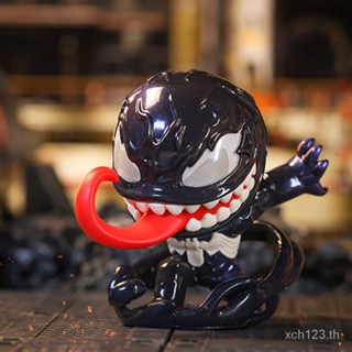 [พร้อมส่ง] ของเล่นฟิกเกอร์ POPMART POPMART Marvel Spider and Venom แฮนด์เมด KYXS