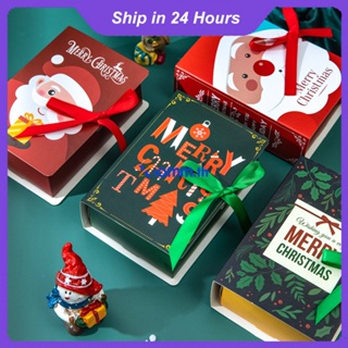 Richanghuodong New Christmas Candy Box Gift Box Gift Wrapping Box Paper Box Creative Magic Book Series Christmas Candy Box