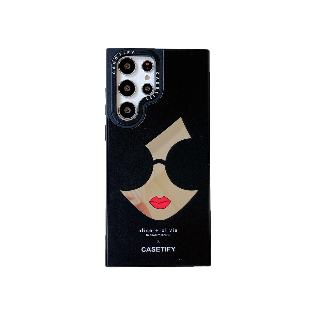 Alice + Olivia แว่นตากันแดดสาว Casetify เคสโทรศัพท์สําหรับ Samsung Galaxy S25 S23 S24 Plus Ultra +, 