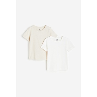 H&amp;M  Boy 2-pack ribbed T-shirts 1164784_1