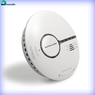 Tuya Smart Home Wifi เครื่องตรวจจับควัน Smart Fire Alarm Sensor เครื่องตรวจจับก๊าซไร้สาย Smoke Smart Life สำหรับ Home Kitchen Home home