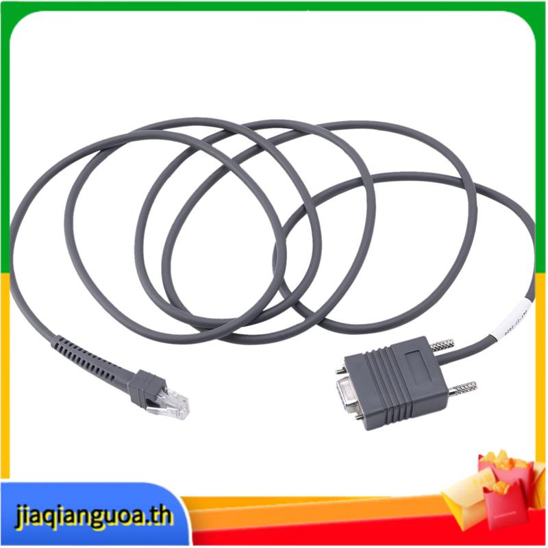 【พร้อมส่ง】สายเคเบิลอนุกรม Ls2208 RS232 CBA-R01-S07PAR สําหรับเครื่องสแกนบาร์โค้ด LS2208 6.5 ฟุต